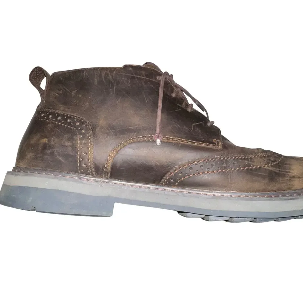 Timberland Squall Canyon Wing Tip Chukka Boots‎ Men's 13 Brown Waterproof Fall